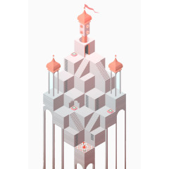 纪念碑谷游戏模型