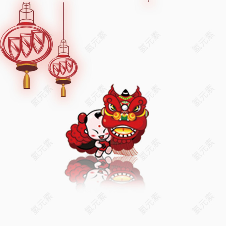 舞狮素材