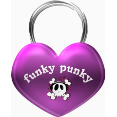 卡通手绘心形锁