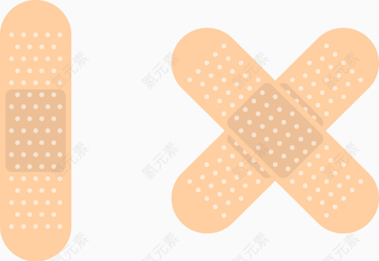 创可贴矢量图