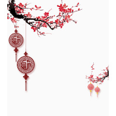 梅花中国风素材