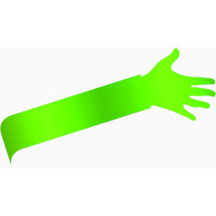 荧光绿色创意招聘海报