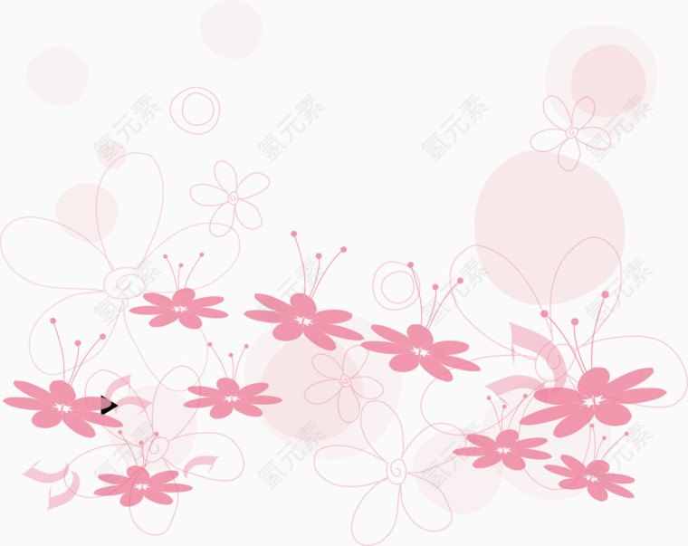 樱花png矢量元素