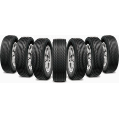 汽车轮胎矢量图