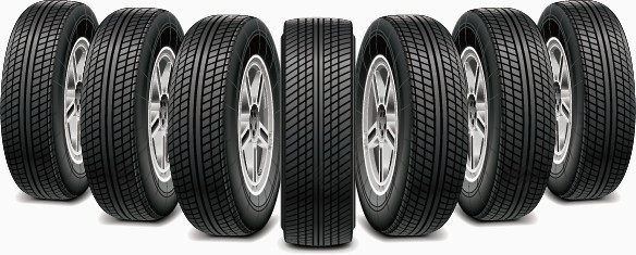 汽车轮胎矢量图