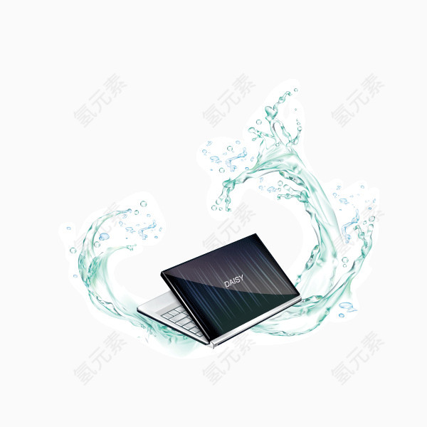 水 笔记本 装饰图案