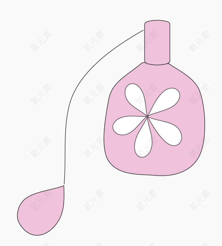 粉色香水瓶