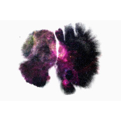 魔幻神秘水墨星空