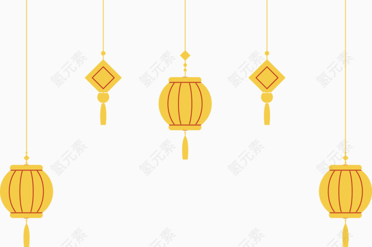黄色灯笼