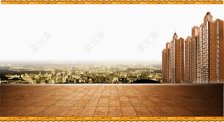 地产元素建筑大楼