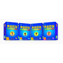 黄金搭档保健品免抠素材