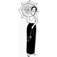 手绘风格民族元素