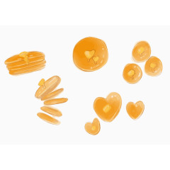 多种类型的薄烤饼