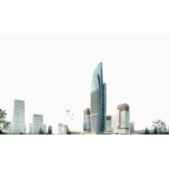 现代简洁系市中心建筑