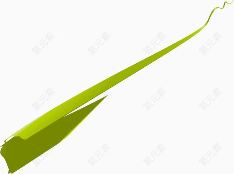 绿色线条装饰矢量图
