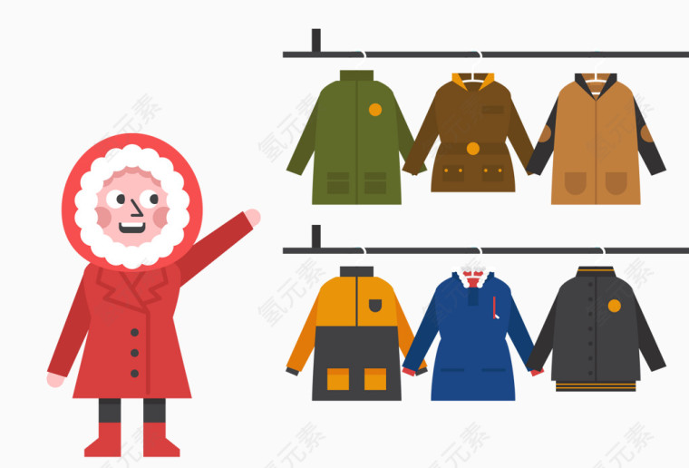 衣服商城推销员