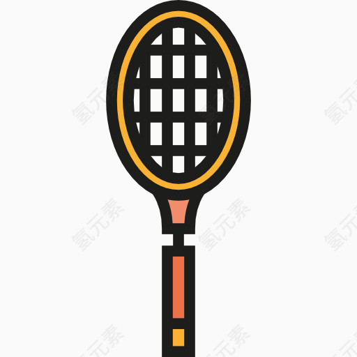 一只羽毛球拍