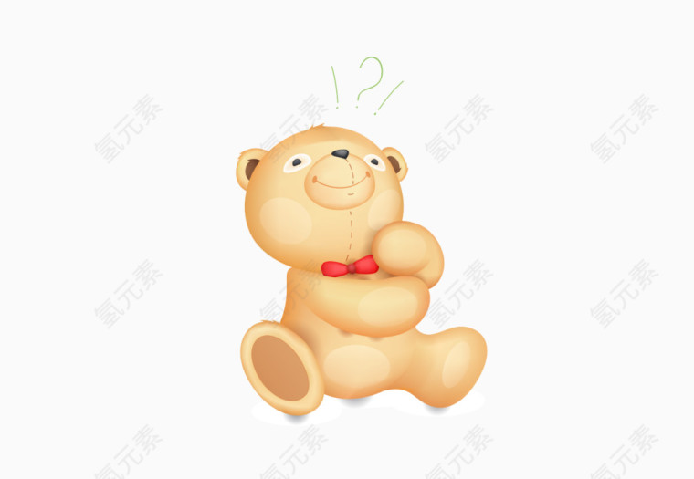 泰迪熊思考问题