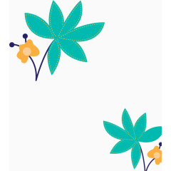 小清新花卉矢量图片