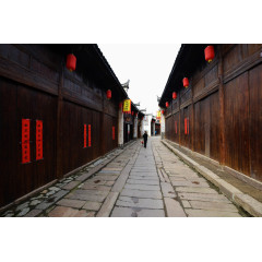 中国风的老街道