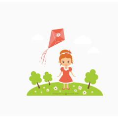 矢量漂亮女孩图片