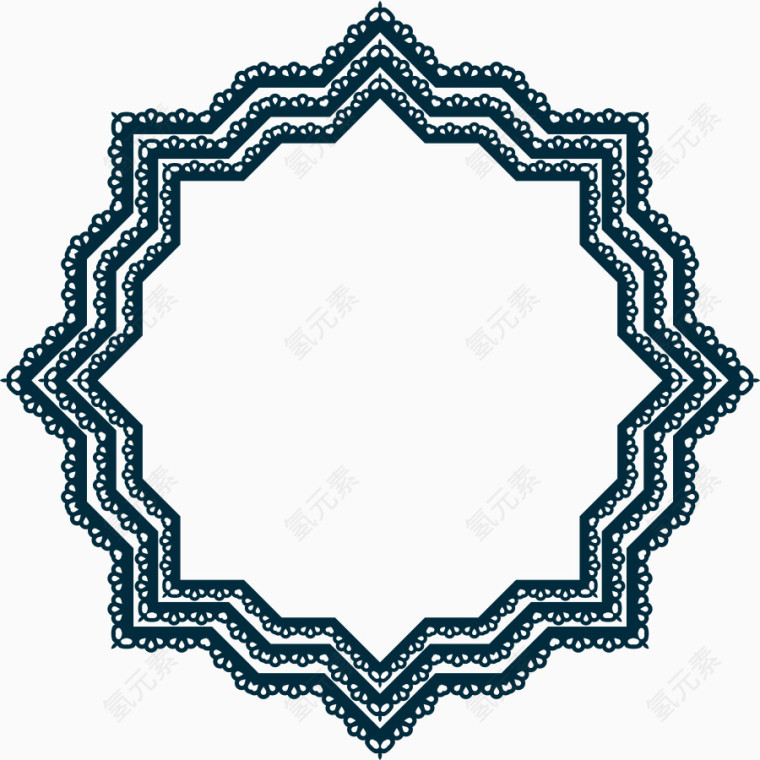 矢量湖蓝复杂重复