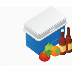 矢量食品盒子