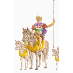 古罗马士兵插画