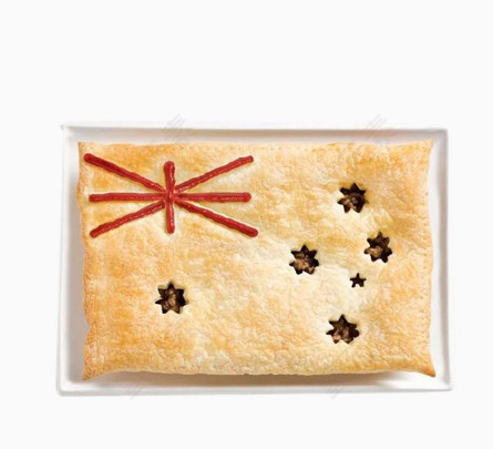 创意盘子里的饼干