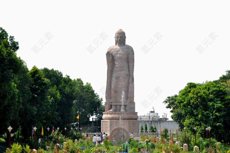 印度瓦拉纳西泰国寺大佛塔