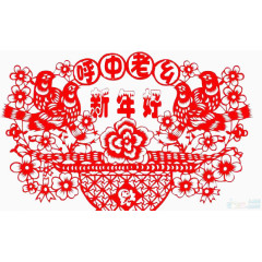 剪纸新年好