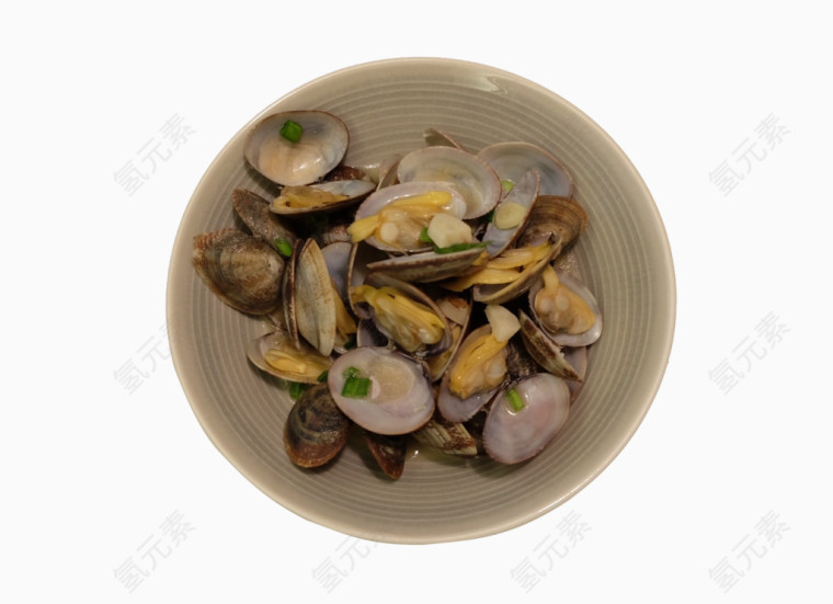 一盘蛤蜊