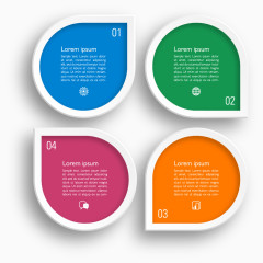 矢量商务统计图表设计