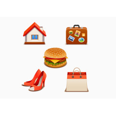 家庭生活用品小图案