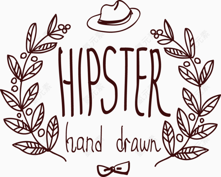 欧式花草装饰图