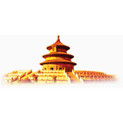 北京首都故宫彩绘摄影