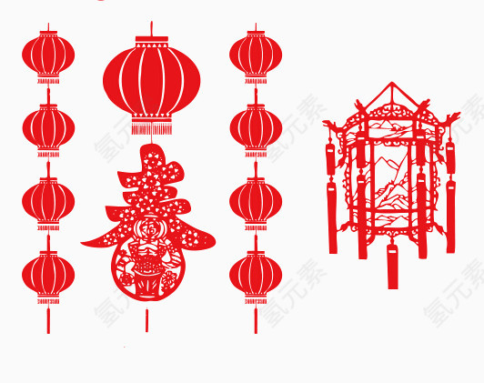 春节剪纸