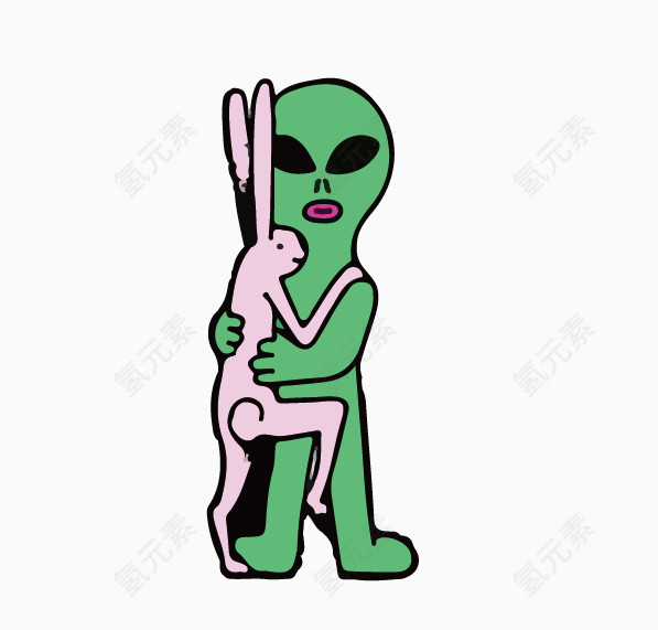 骷髅头小兔子