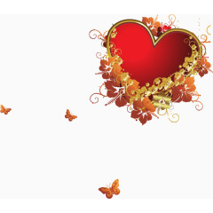 红色中国风爱心装饰品