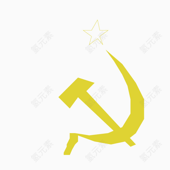 黄色党徽