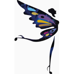 创意设计蝴蝶人