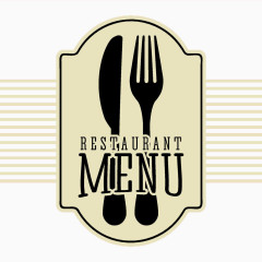 菜单封面矢量