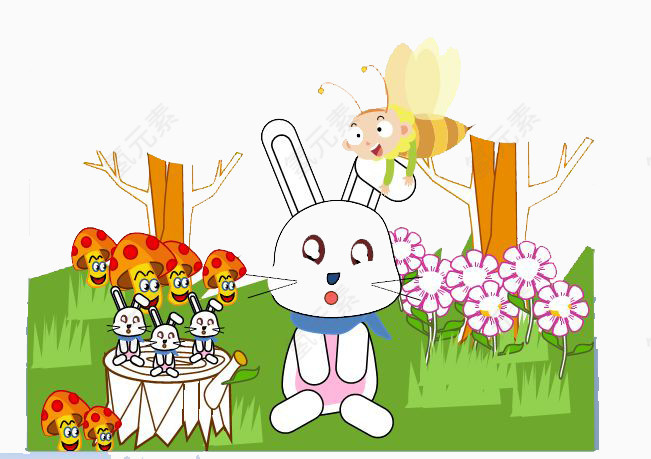 可爱小兔子卡通