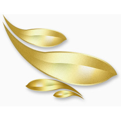 金黄色叶子装饰