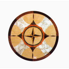 黄色圆形拼花瓷砖地面地砖