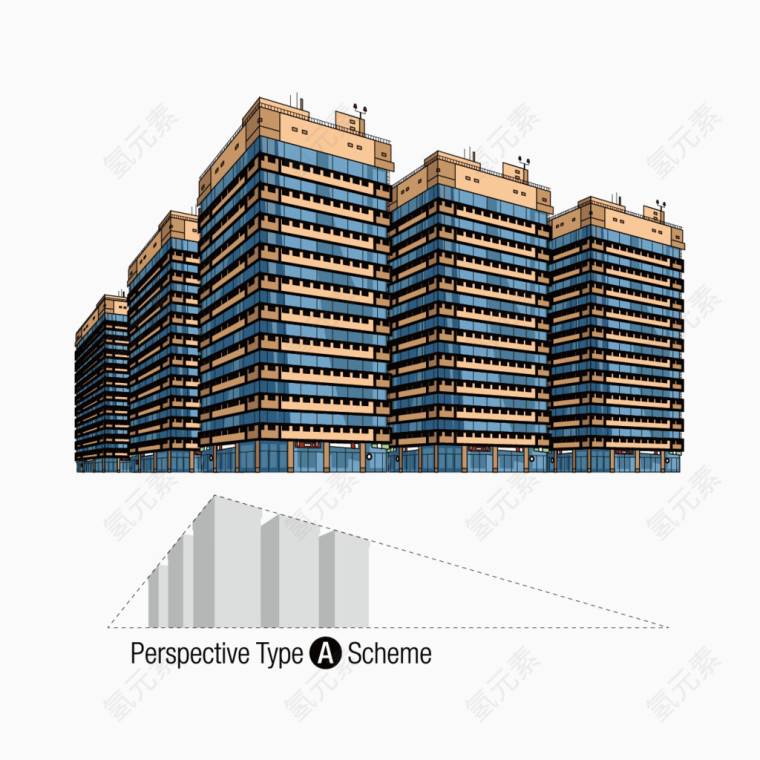 矢量建筑素材