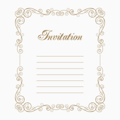 欧式信封纸环形花纹