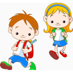 上学小学生