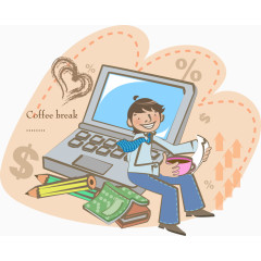 电脑网络科技素材