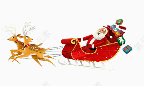 圣诞老人矢量图